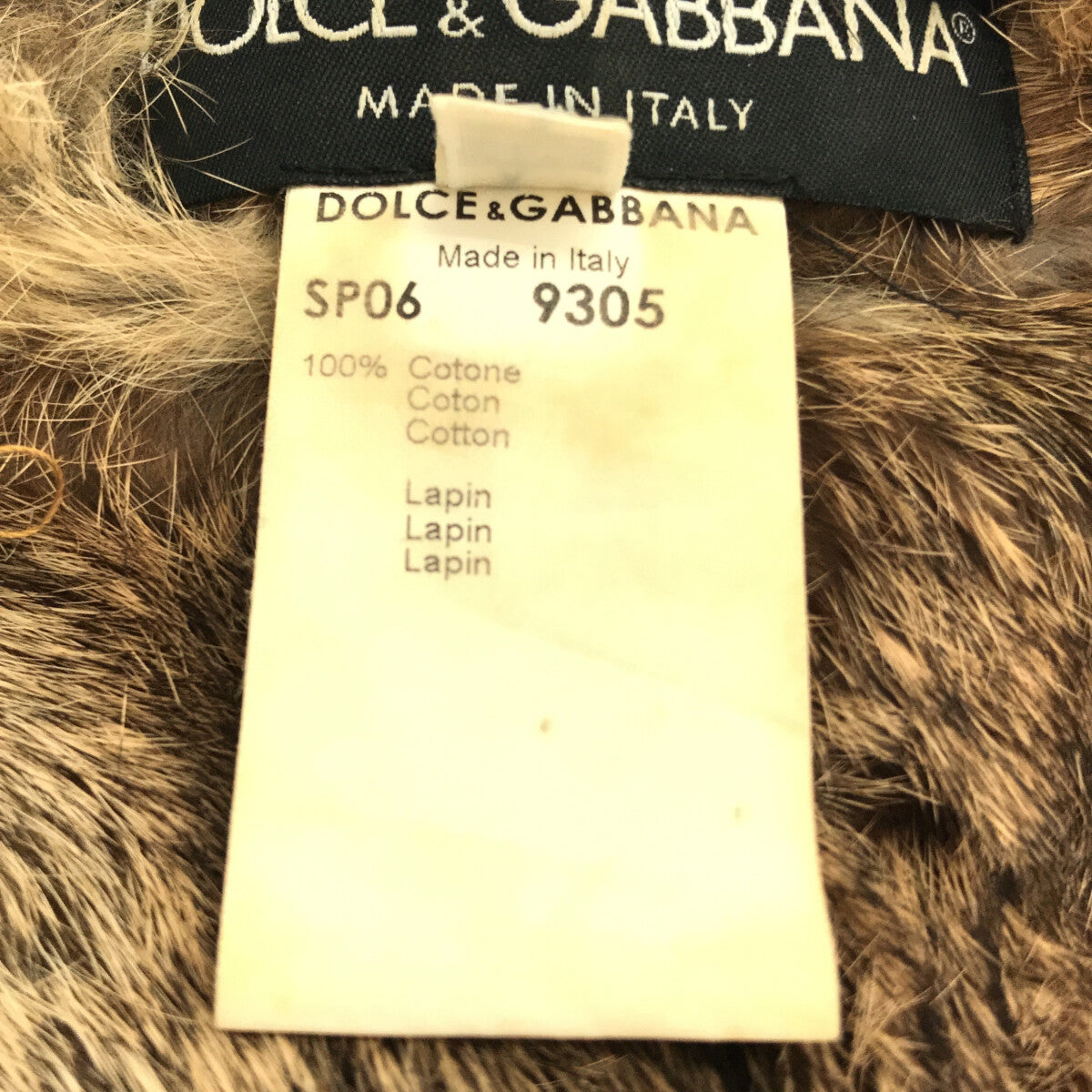 DOLCE＆GABBANA / ドルチェ＆ガッバーナ ドルガバ | ラビットファー