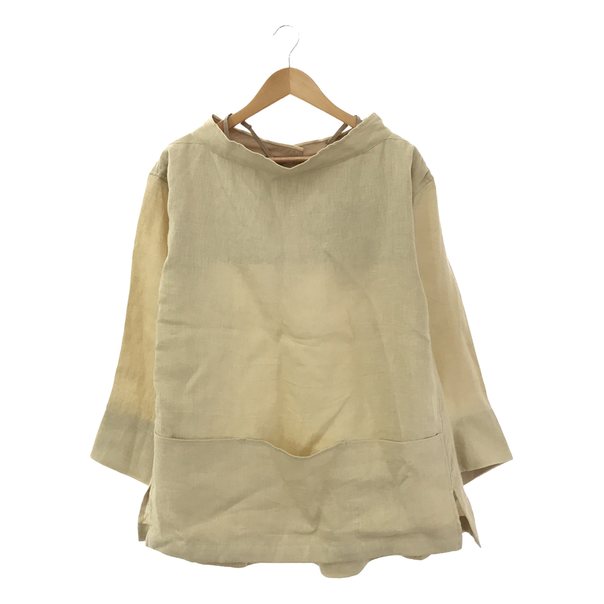 【新品】  WRYHT / ライト | 2023SS | FISHERMAN SMOCK フィッシャーマンスモック プルオーバーシャツ | 1 | BUTTER | レディース