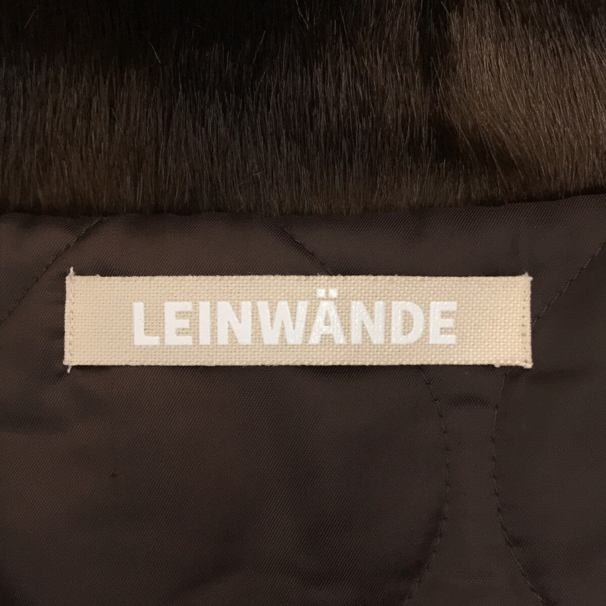 LEINWANDE / ラインヴァンド | Fur Jacket フェイクファージャケット