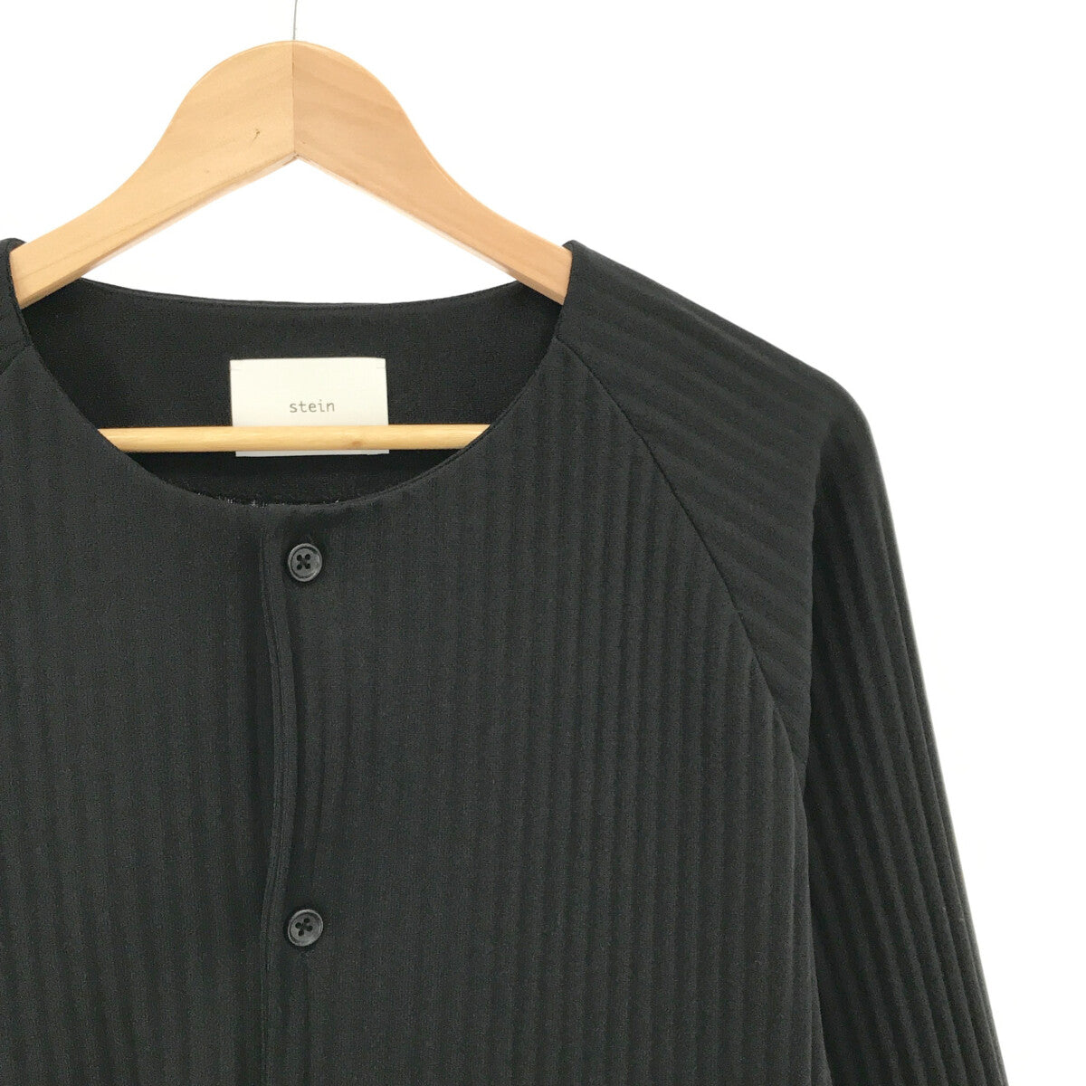 stein / シュタイン | 2021SS | PLEATED KNIT CARDIGAN プリーツ