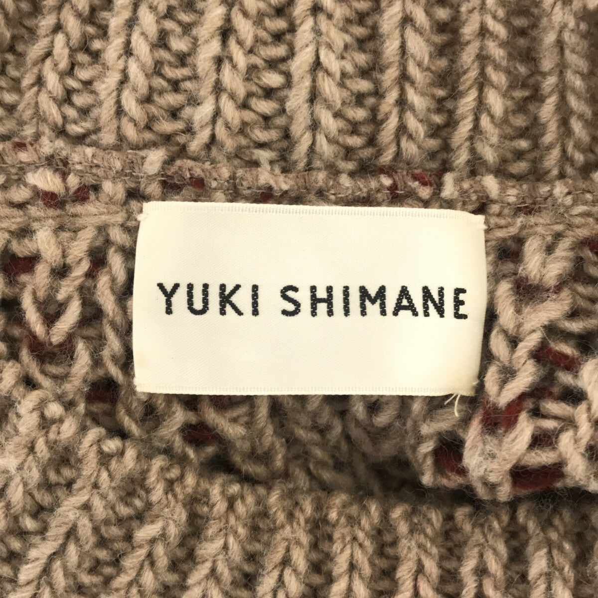 YUKI SHIMANE / ユキシマネ | オーバー ウールニット プルオーバー | F | ブラウン系 | レディース