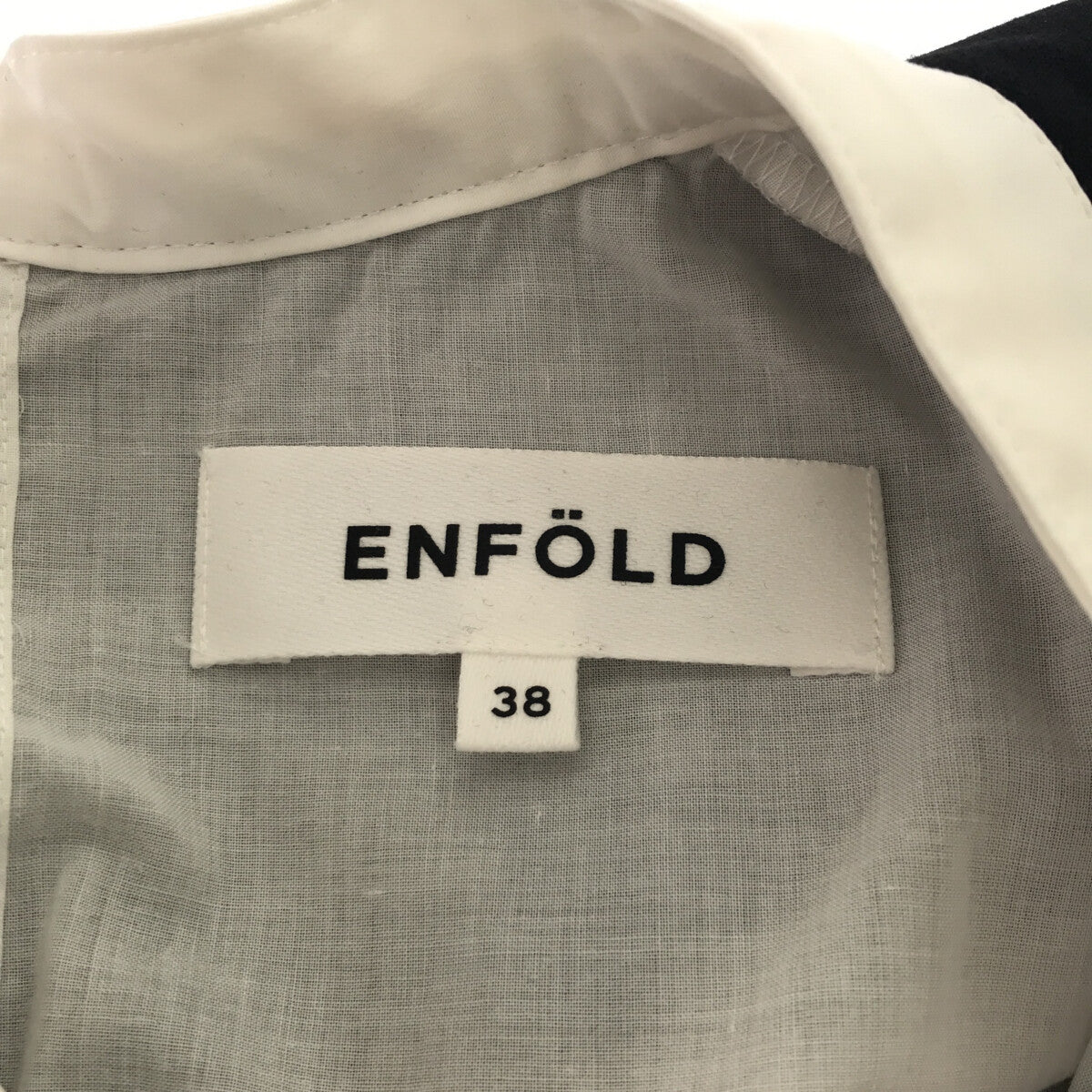 ENFOLD / エンフォルド | ダブルクロス SHレイヤーチュニック シャツ