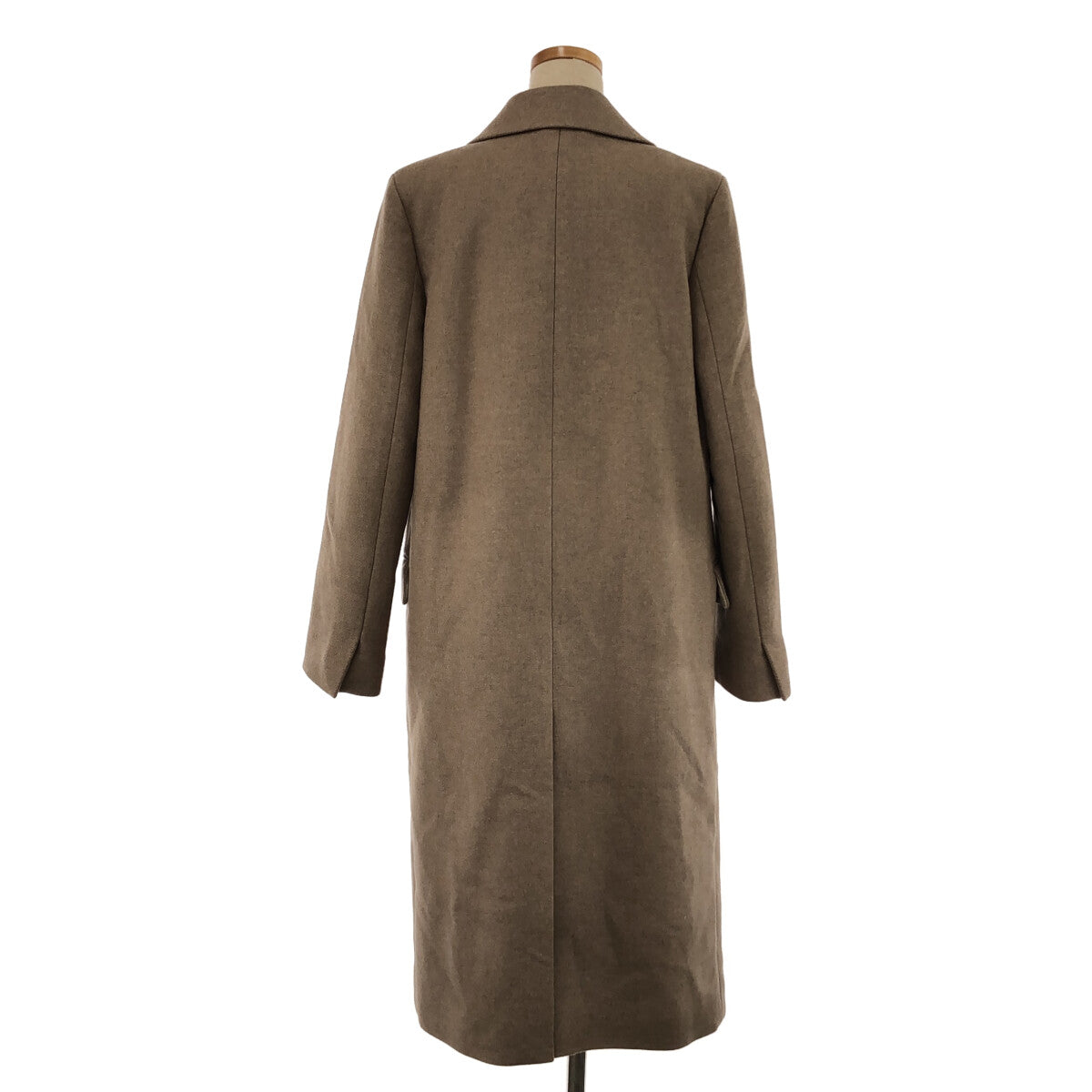 [品相良好] Deuxieme Classe | 2020秋冬 |我喜歡每一天。外套外套 / 全襯裡羊絨混紡切斯特外套 | 38 |米色 |女性的