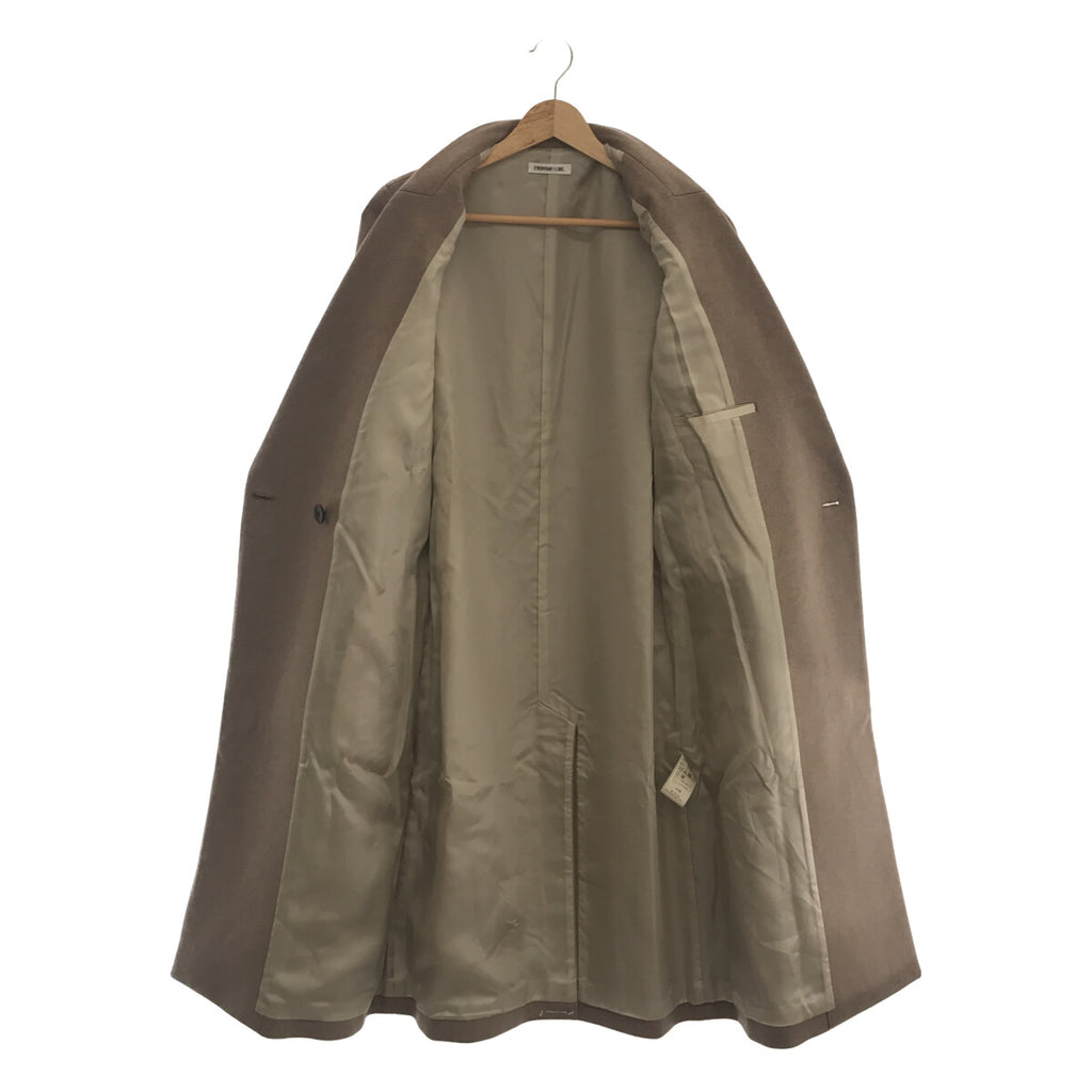 【美品】  Deuxieme Classe / ドゥーズィエムクラス | 2020AW | EVERYDAY I LIKE.  Jacket Coat / 総裏地 カシミヤブレンド チェスターコート | 38 | ベージュ | レディース