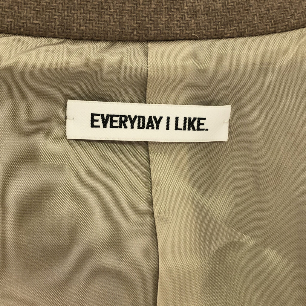 【美品】  Deuxieme Classe / ドゥーズィエムクラス | 2020AW | EVERYDAY I LIKE.  Jacket Coat / 総裏地 カシミヤブレンド チェスターコート | 38 | ベージュ | レディース