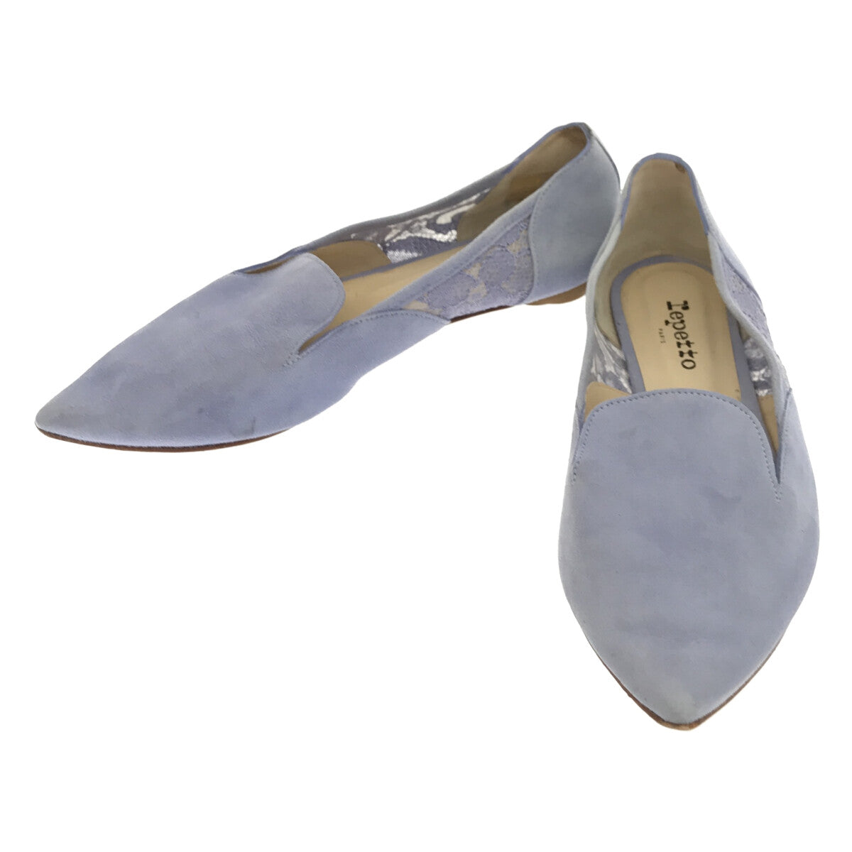 repetto / 레펫 | 사이드 레이스 플랫 펌프 | 39 1/2 | 블루 | 여성