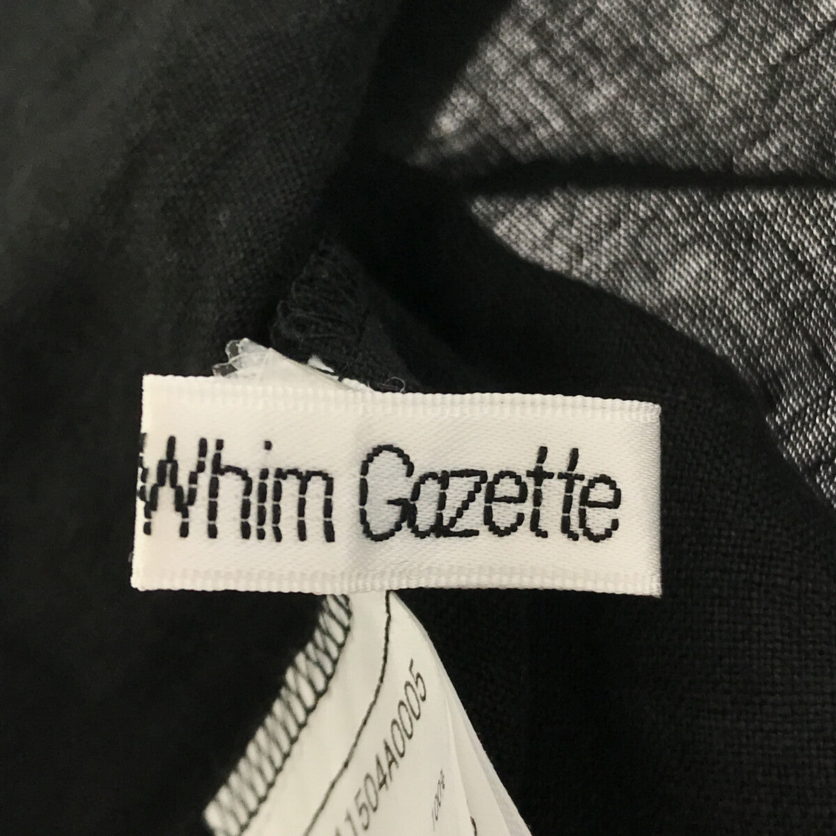 Whim Gazette / ウィムガゼット | 2021SS | フレンチリネン タイ