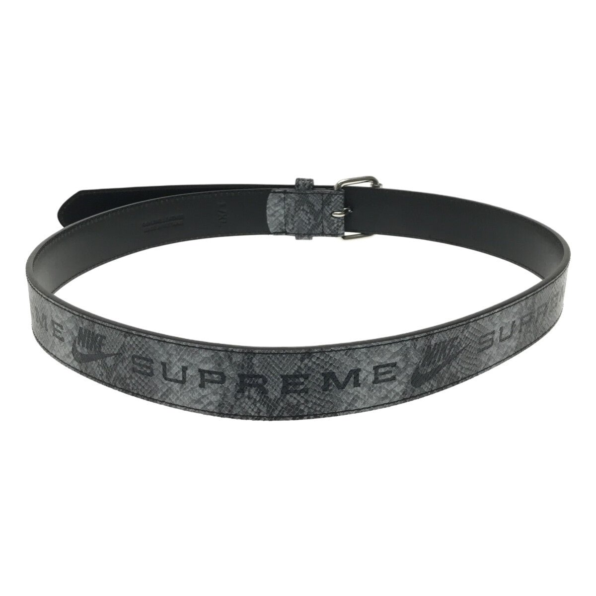 Supreme Nike Snakeskin Belt L/XLBlackSIZE - ベルト