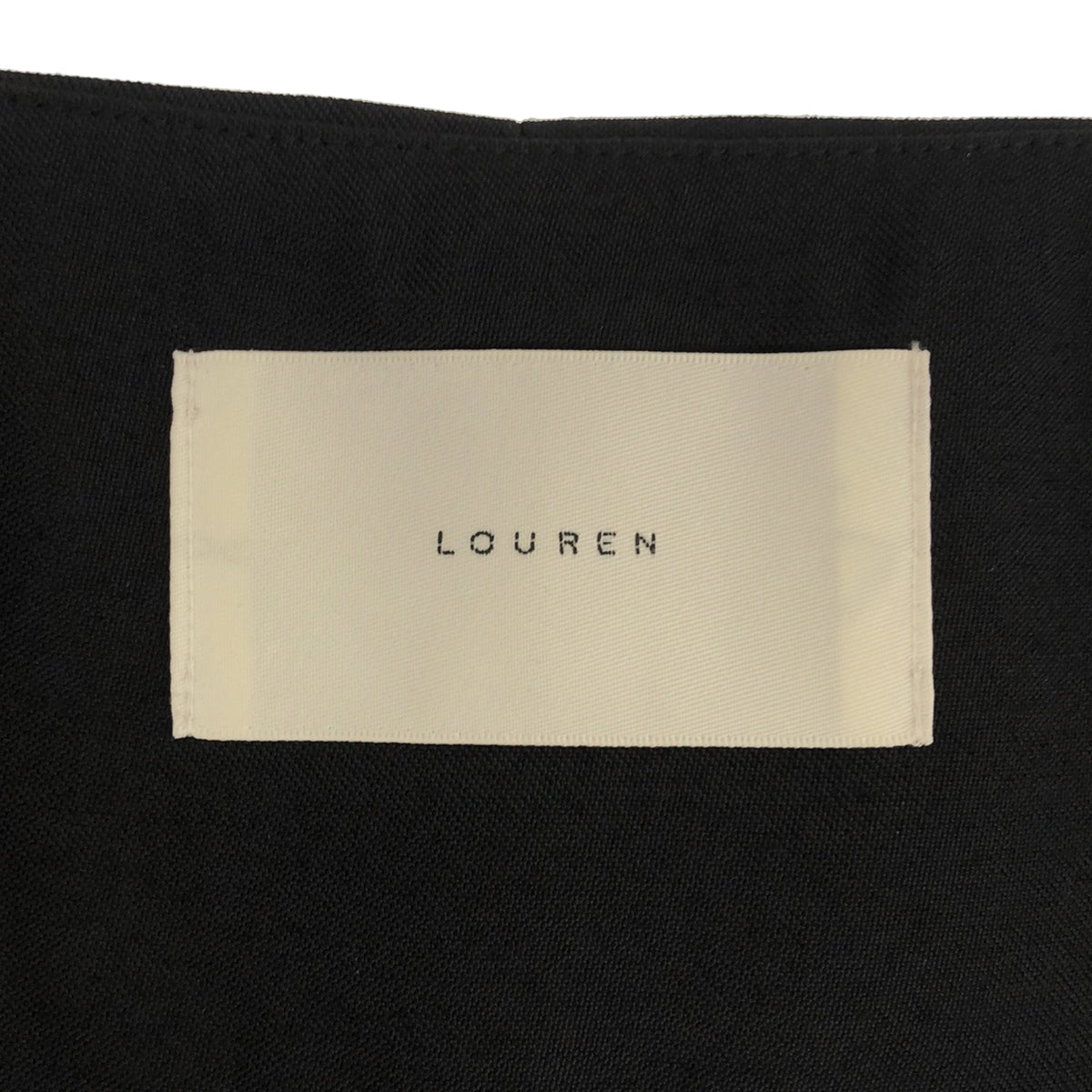 louren / ローレン | 2023SS | SLIT NO SLEEVE JACKET スリット ノーカラー ジャケット | F | レディース