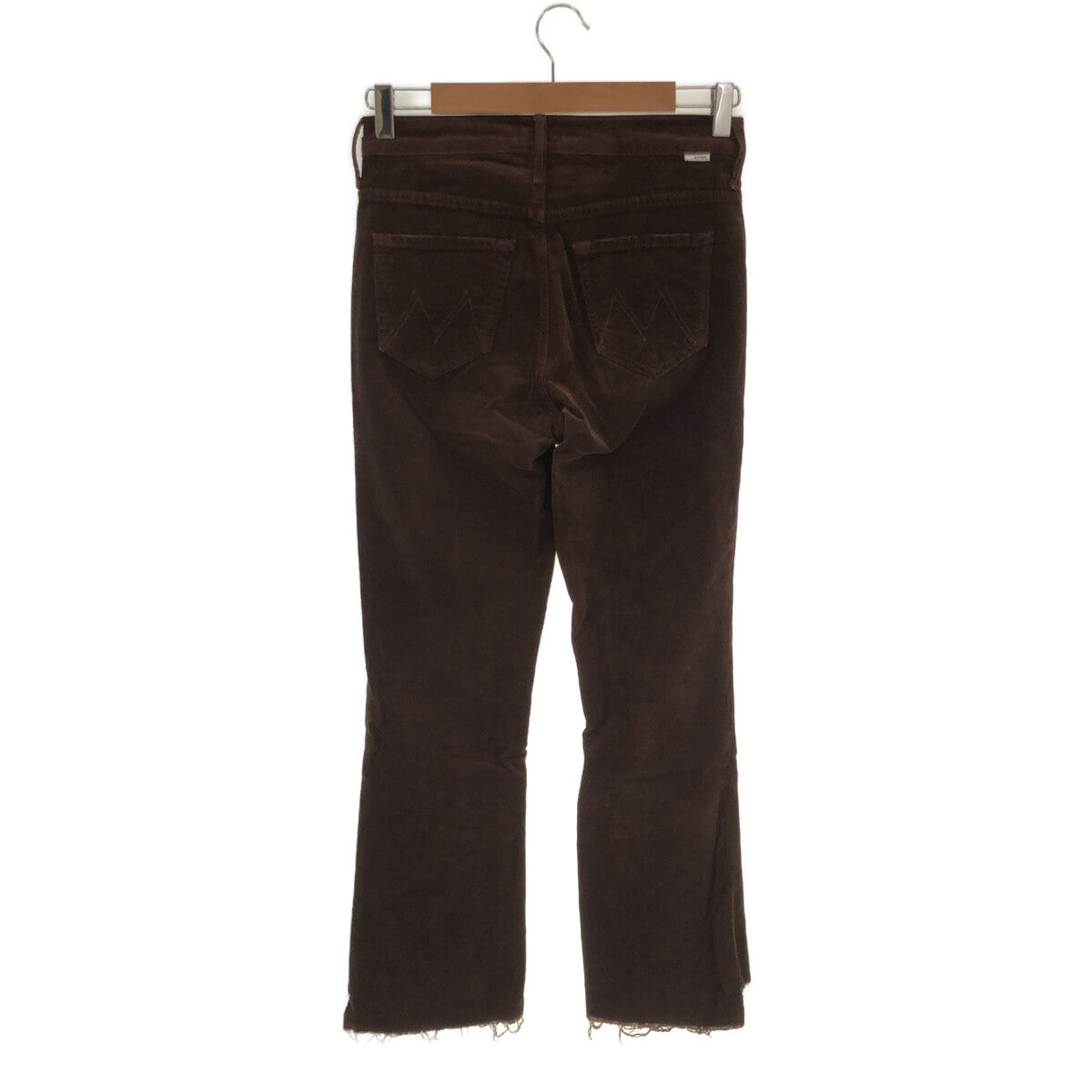 [狀況良好] 母親 | INSIDER CROP STEP FRAY 燈芯絨短褲 |尺寸 25 |布朗 |女性的