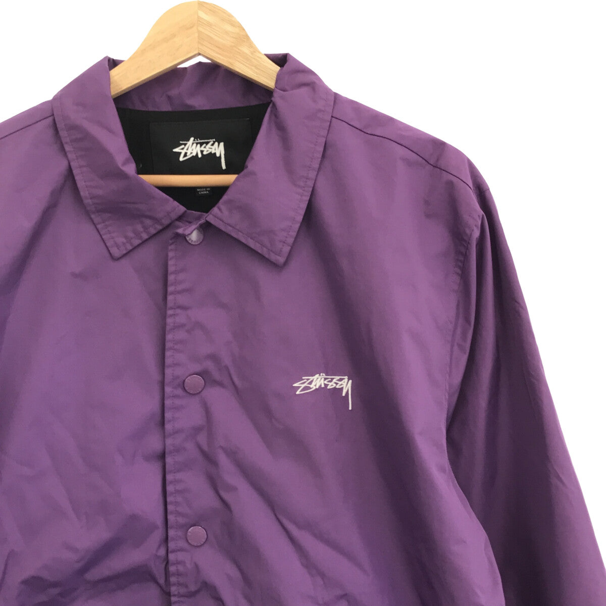 STUSSY / ステューシー | バックプリント コーチジャケット | M | – KLD