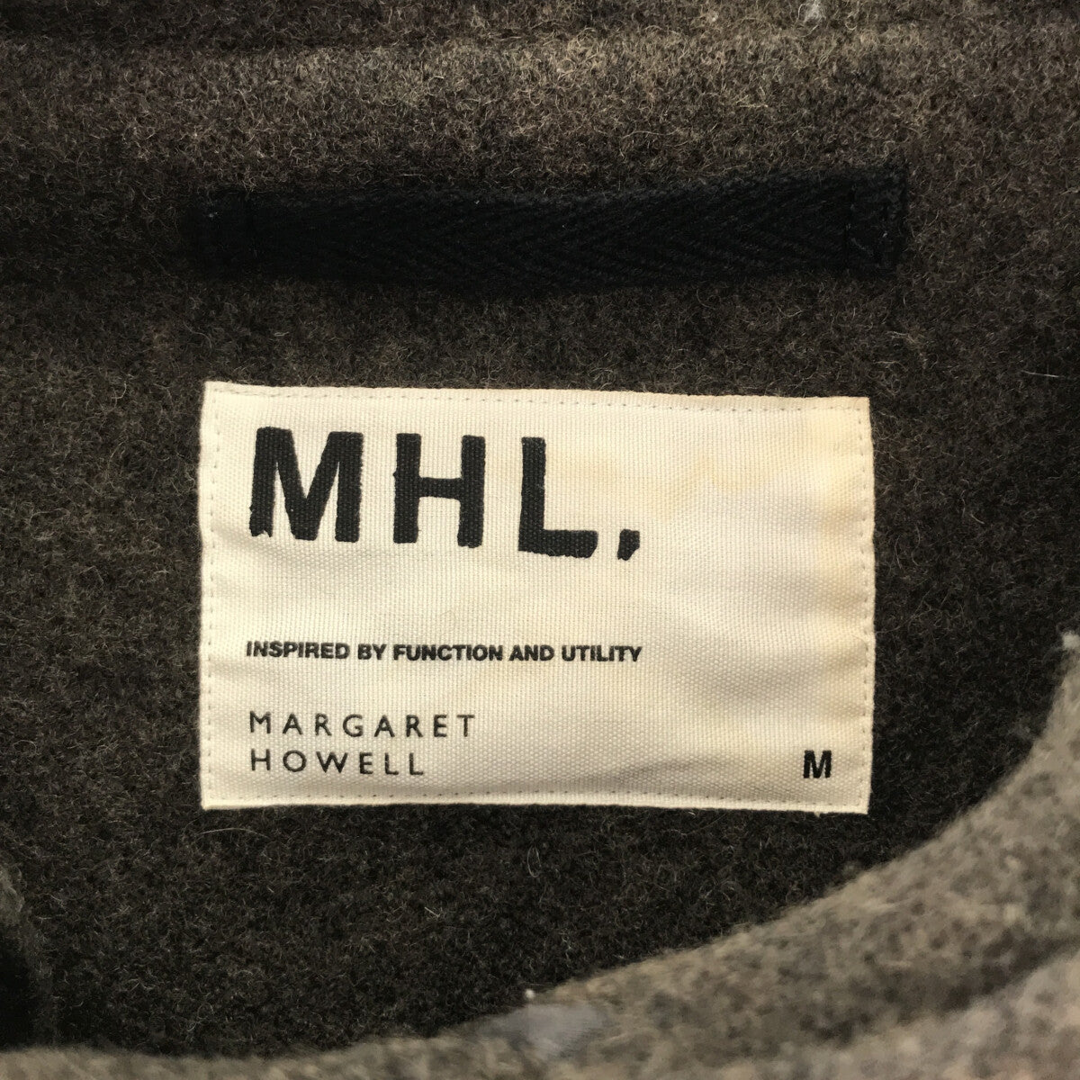 MHL. / エムエイチエルマーガレットハウエル | ウール メルトン ショート ダッフルコート | M |