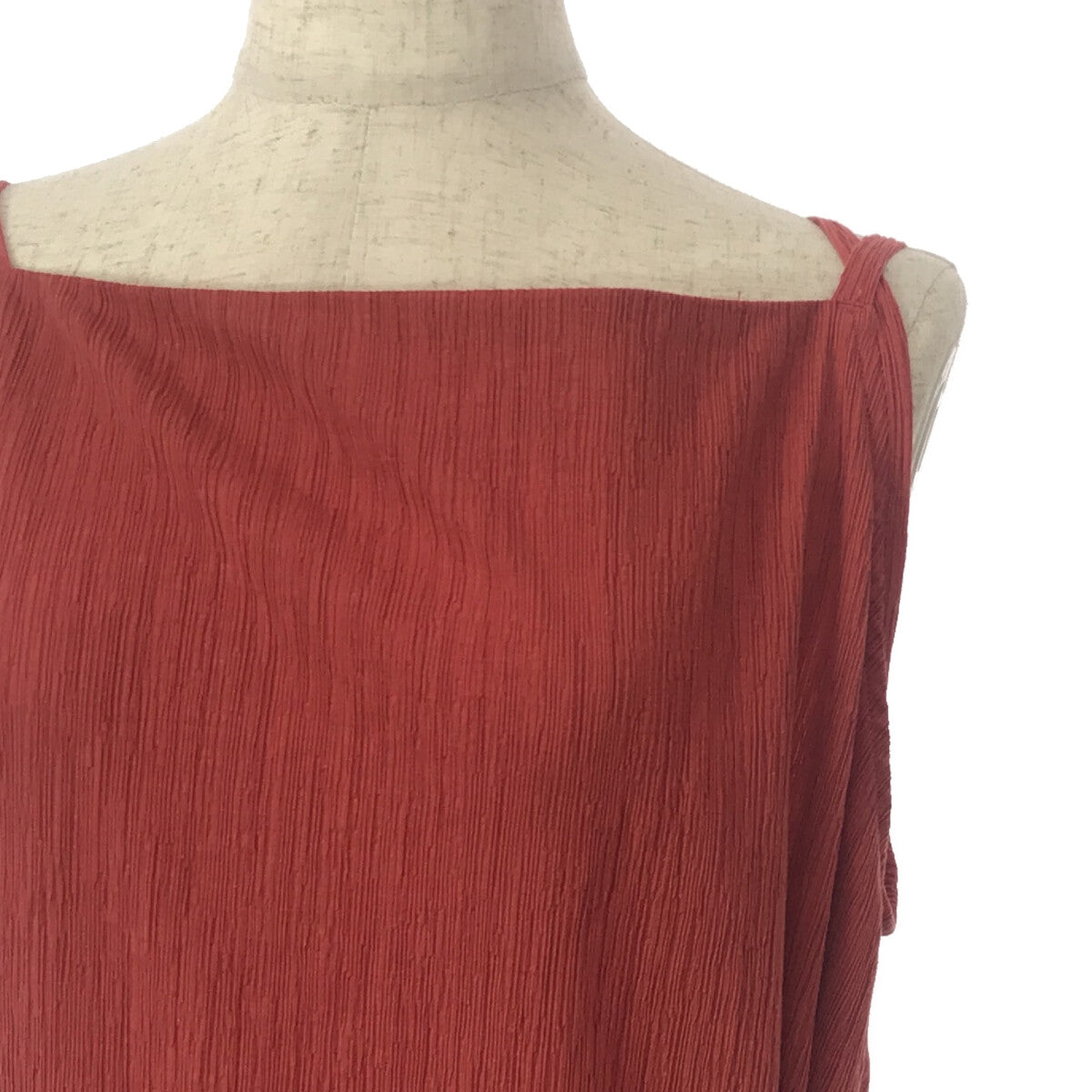 IENA LA BOUCLE / イエナラブークル | 2023SS | 楊柳カットエプロンワンピース | F | レッド系 | レディース
