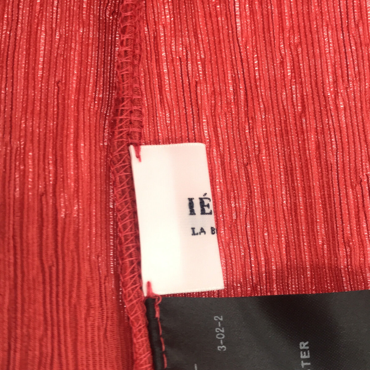 IENA LA BOUCLE / イエナラブークル | 2023SS | 楊柳カットエプロンワンピース | F | レッド系 | レディース
