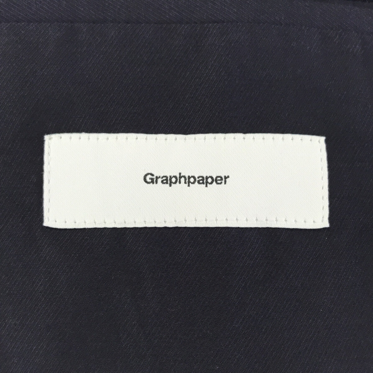 Graphpaper / グラフペーパー | セットアップ ビッグシルエット ウール 3B シングル テーラード ジャケット / ウール タック スラックス パンツ | S |