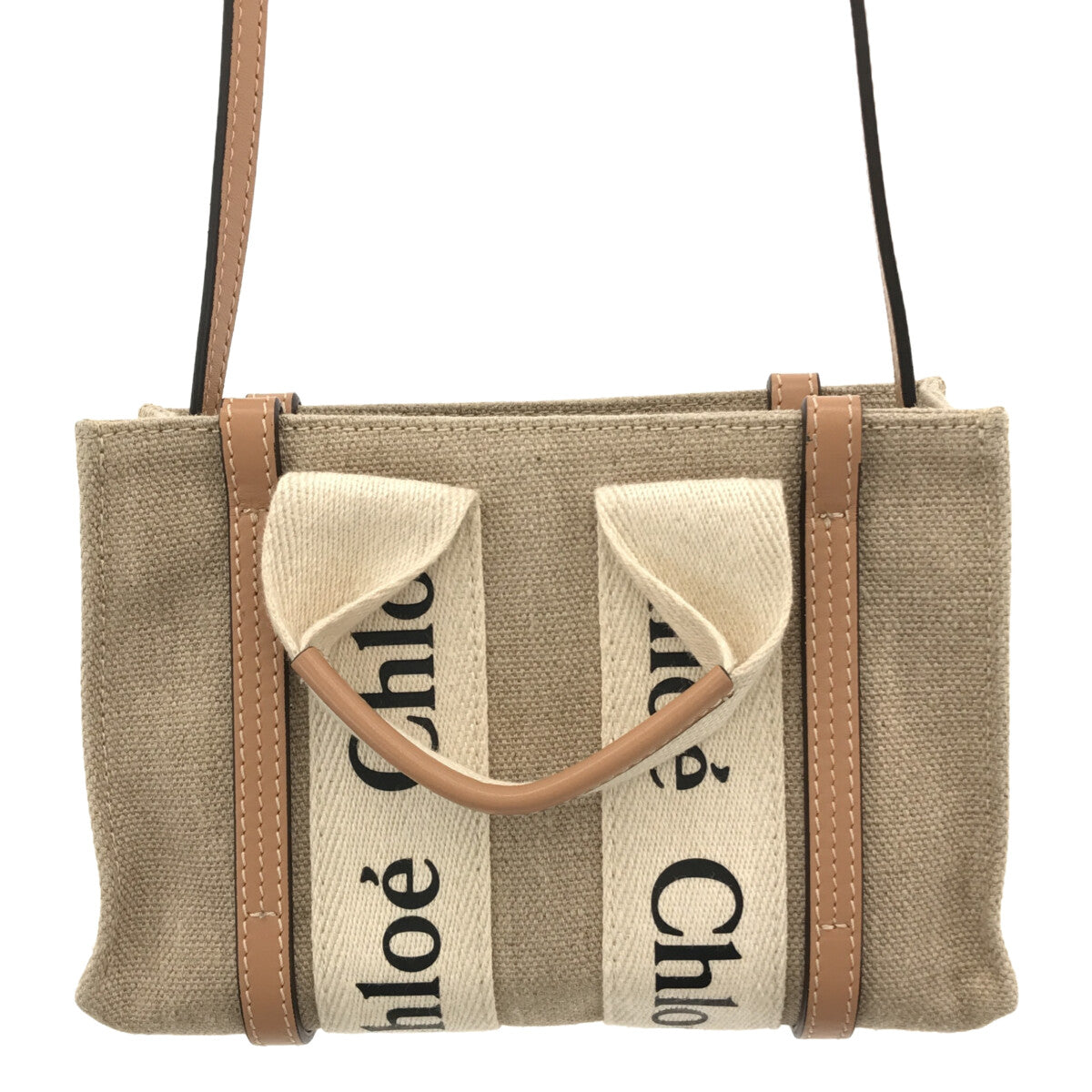 美品】 Chloe / クロエ | Woody mini / 2way ショルダー付き ウッディ ...