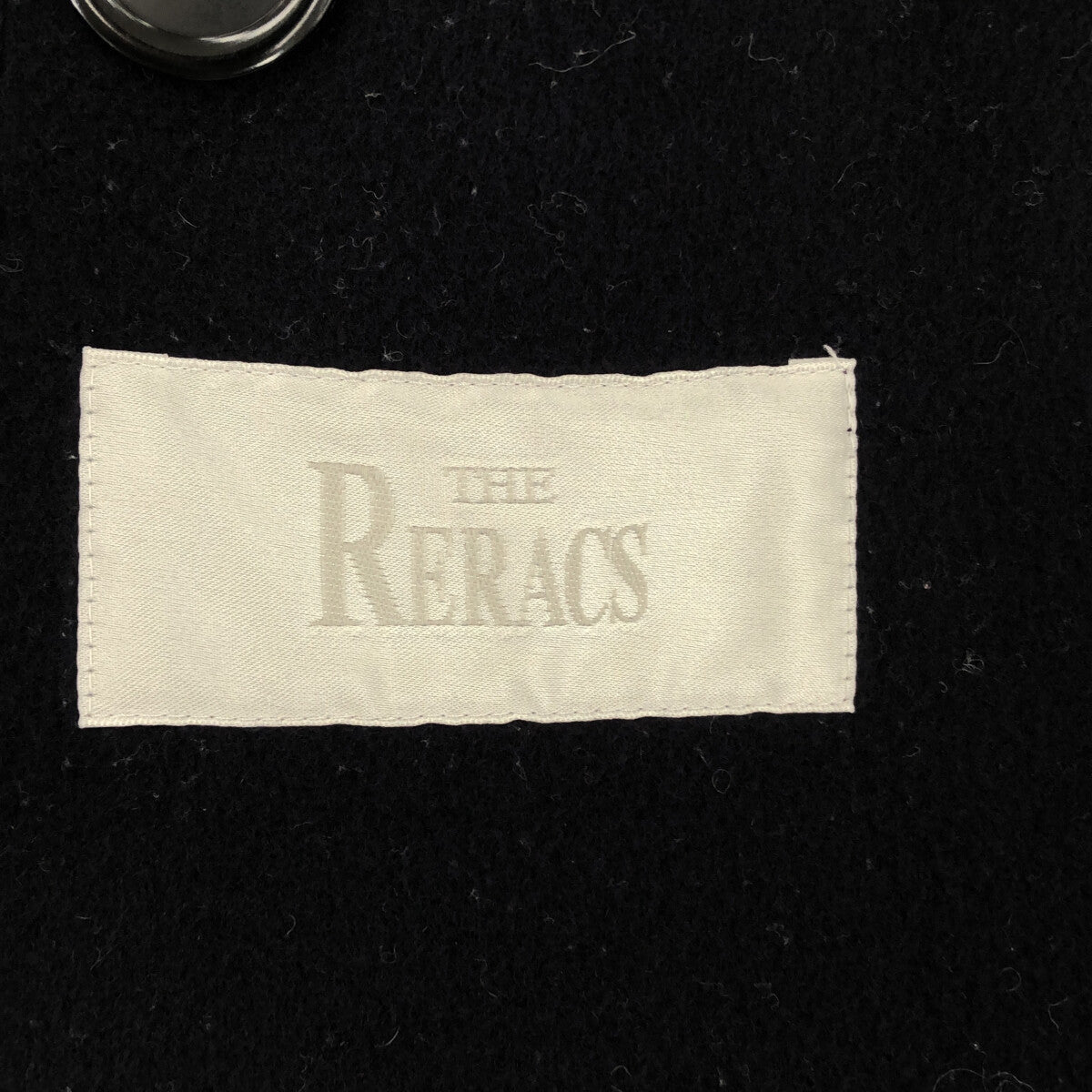 THE RERACS / ザリラクス | シルク切替 メルトン ウール Pコート | 1