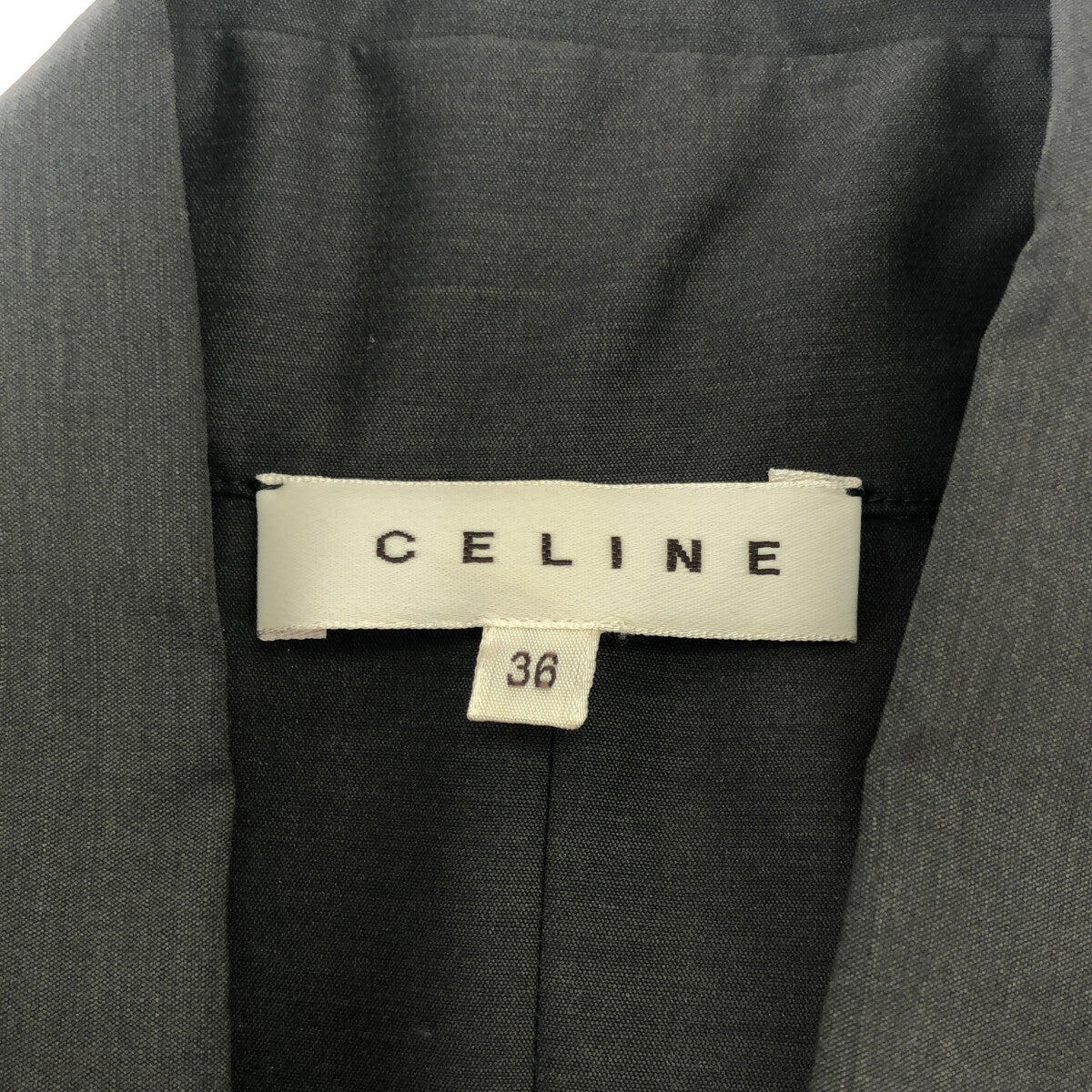 CELINE / セリーヌ | デザイン シャツワンピース | 36 |