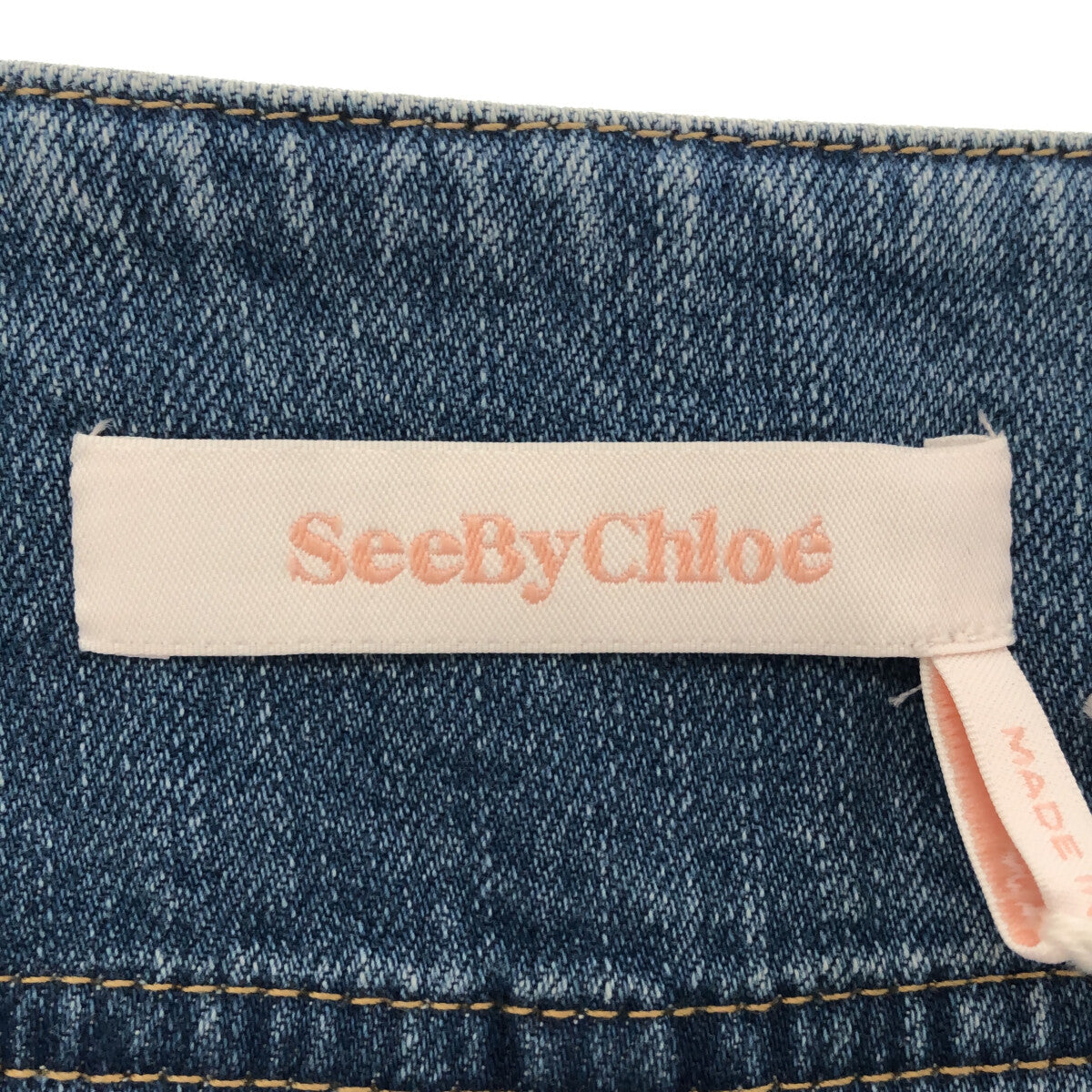 Chloe / クロエ | See by Chloe / サイドジップ デニムスカート | 36