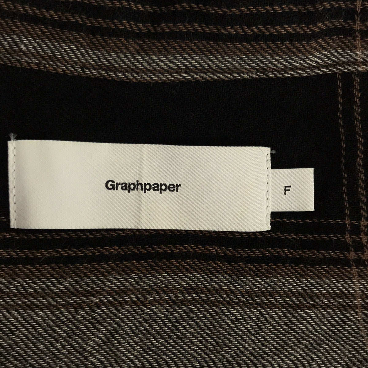 Graphpaper / グラフペーパー | Check Band Collar Big Sleeve Shirt / バンドカラー ビッグスリーブ シャツ | F | メンズ