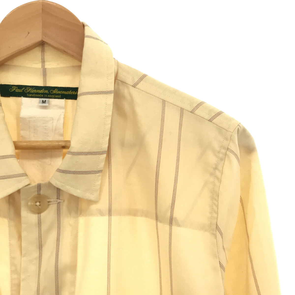 Paul Harnden / ポールハーデン | M.Worker Shirt ストライプ ウール 