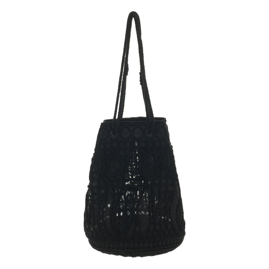 Mame Kurogouchi / マメクロゴウチ | 2022FW | Cord Embroidery Bucket Bag  トートバッグ | ‐ | ブラック | レディース