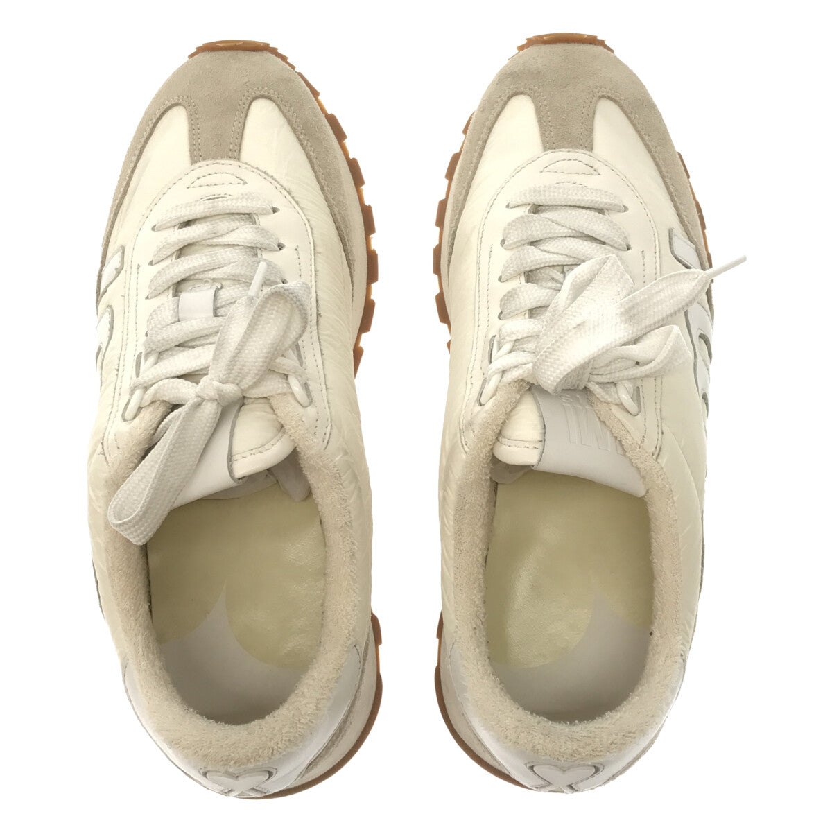 【美品】  AMI Alexandre Mattiussi / アミ・アレクサンドルマテュッシ | NEW RUNNING SNEAKERS スニーカー | 39 | オフホワイト | レディース