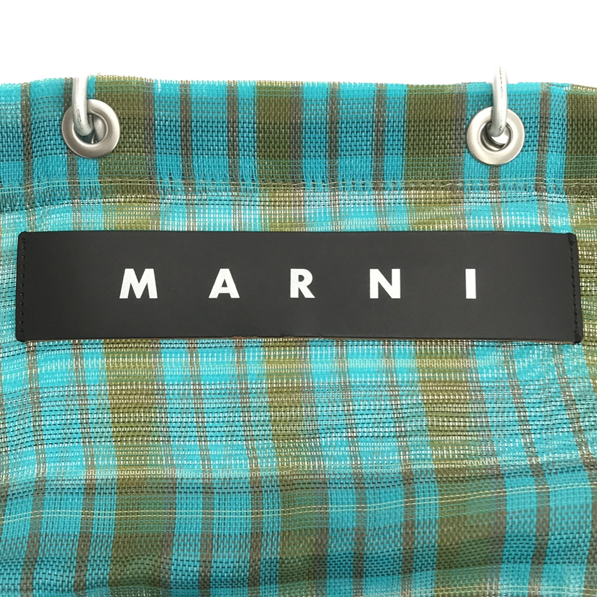 MARNI / マルニ | フラワーカフェ メッシュトートバッグ | グリーン | レディース