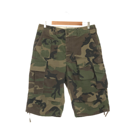 Engineered Garments / エンジニアドガーメンツ | ×  BEAMS PLUS 別注 BDU 3/4 Shorts Camouflage / 迷彩 カモ柄 ミリタリー パンツ | S |