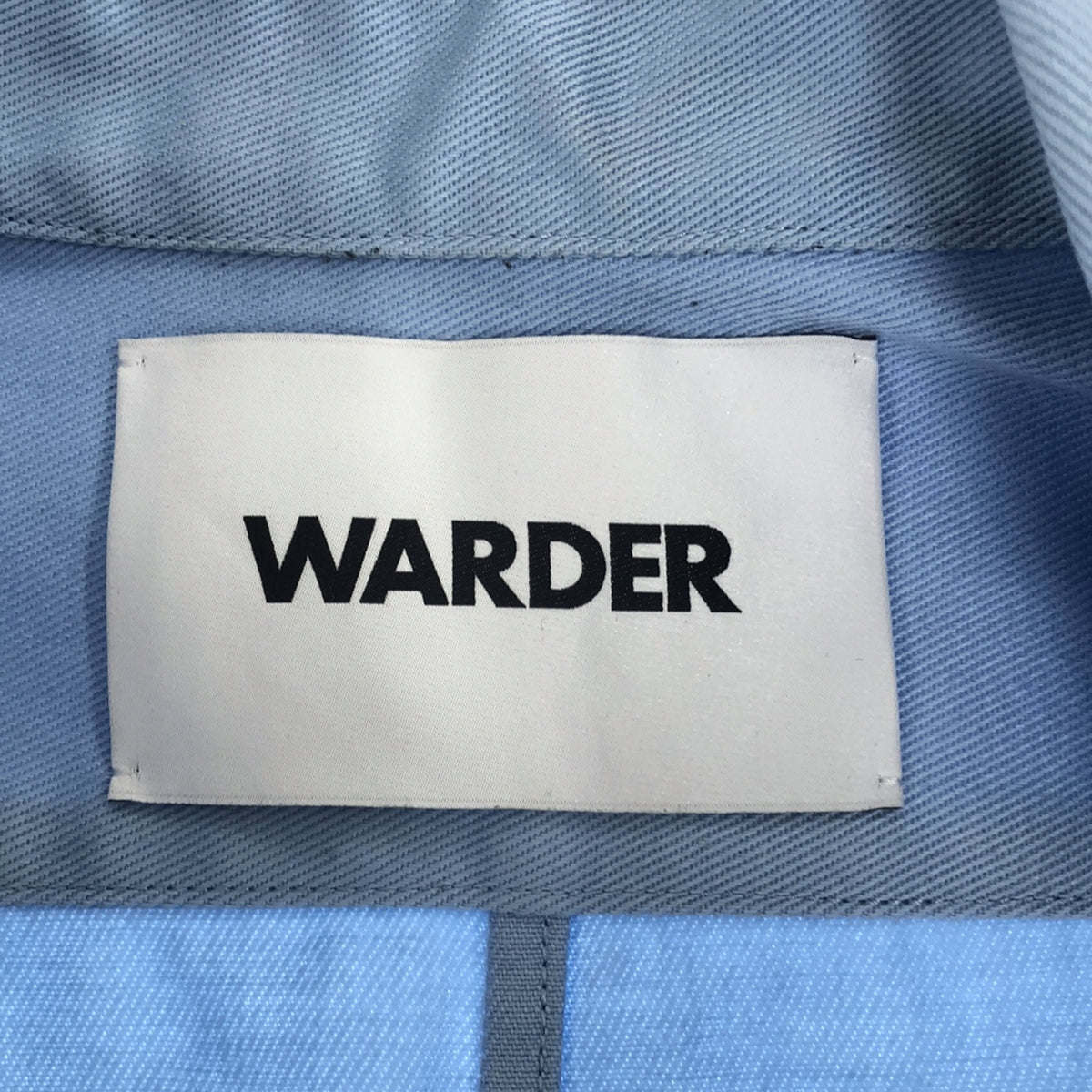 WARDER / ワーダー | コットンポリエステルドリルシャツジャケット | M