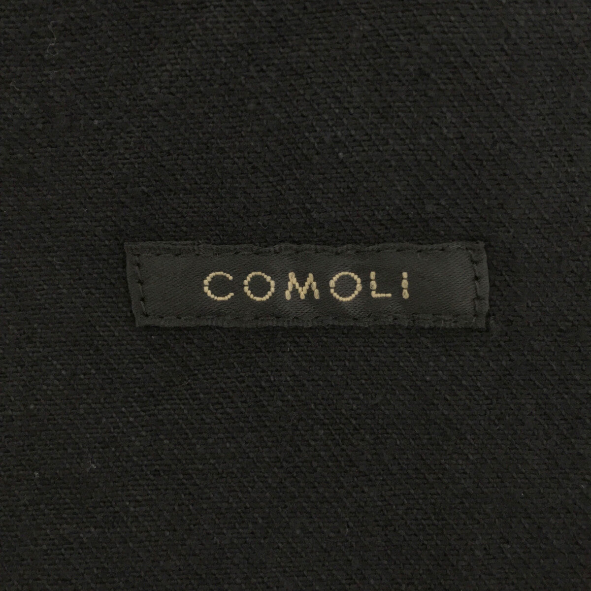 【美品】  COMOLI / コモリ | 2021AW | U03-01013 デニムワークジャケット カバーオール | 1 | ブラック | メンズ