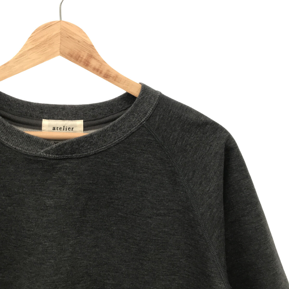 atelier naruse / アトリエナルセ | cotton fleece lining sweat shirt