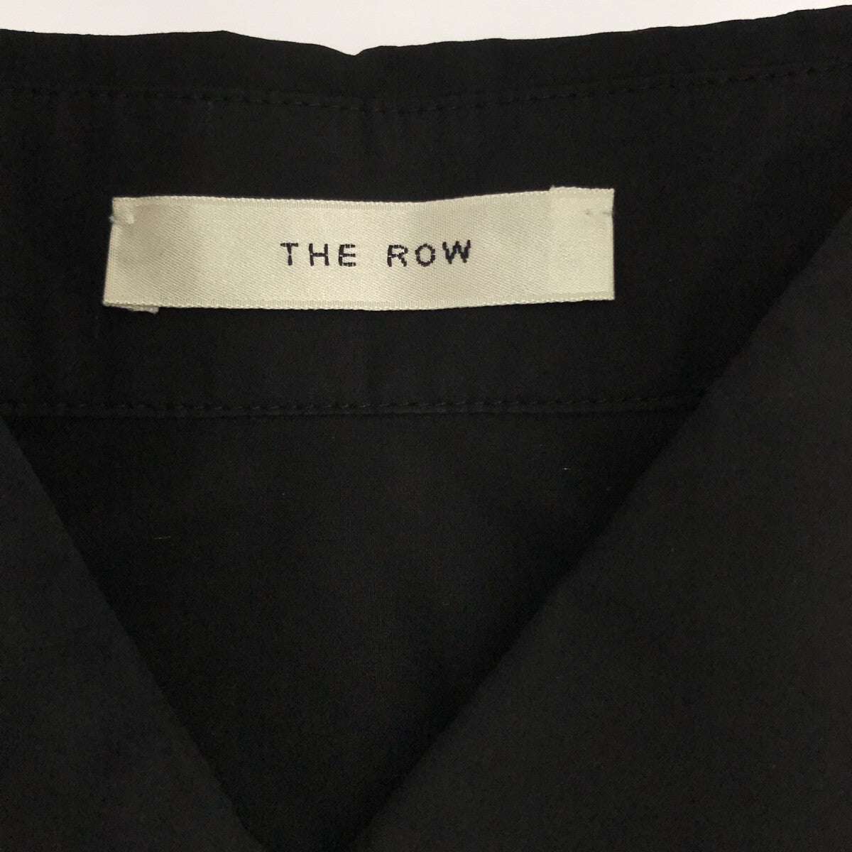 【美品】  THE ROW / ザロウ | 2023SS | BEC SHIRT コットン シャツ | XS | ブラック | レディース