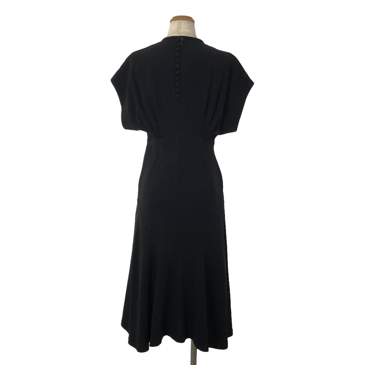 Mame Kurogouchi / マメクロゴウチ | Silk Lace Collar A−Line Dress シルク レースカラー Aライン ドレス ワンピース | 1 | レディース