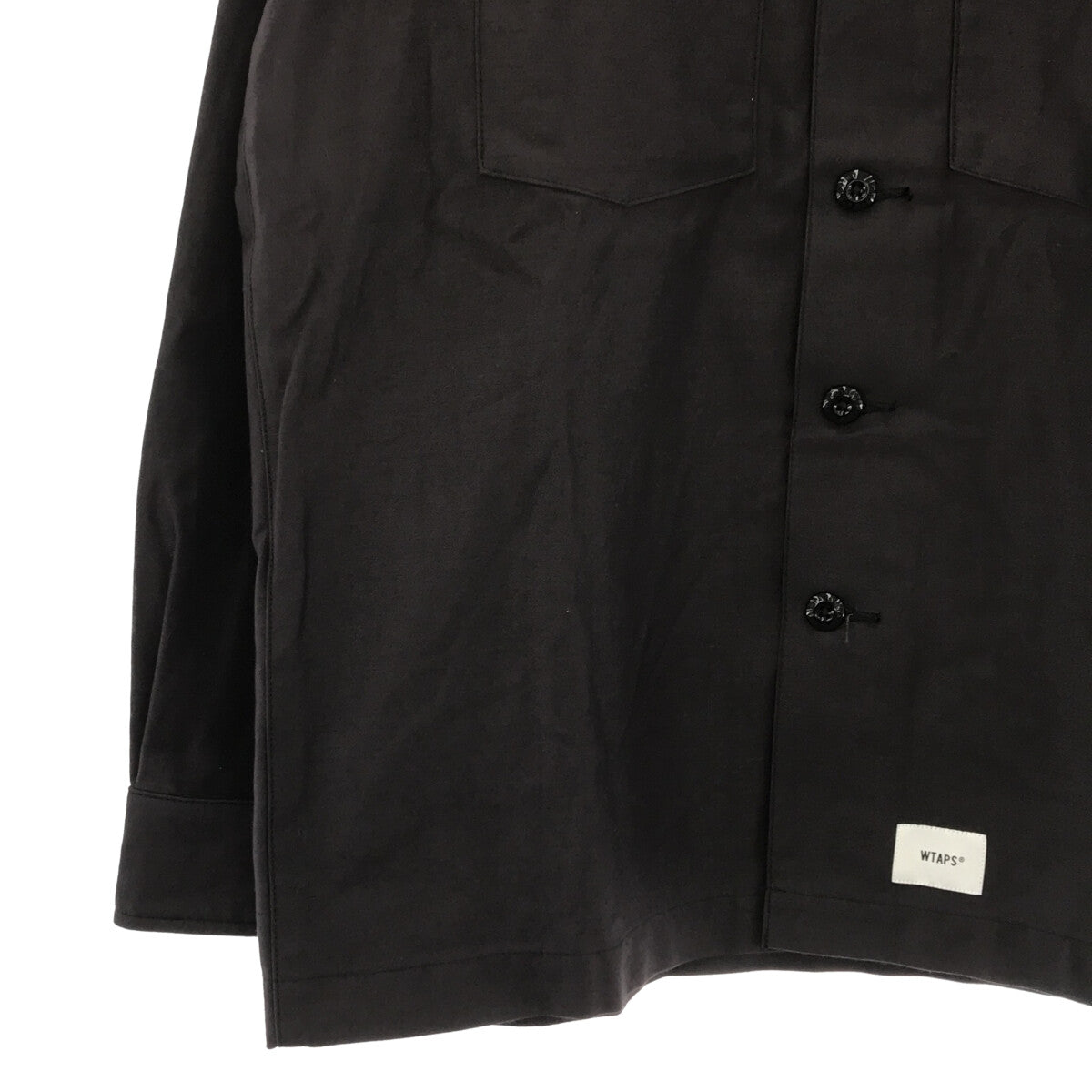 WTAPS / ダブルタップス | BUDS/LS/COTTON. SATIN / 202BRDT-SHM01 ミリタリーシャツ ジャケット | 2 |