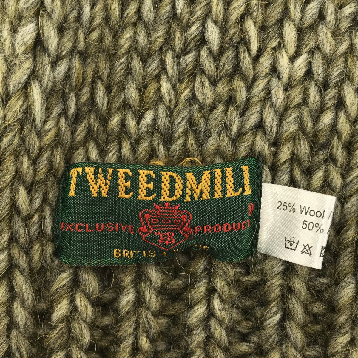 TWEED MILL / ツイードミル | ウール アルパカ ニット マフラー | – KLD