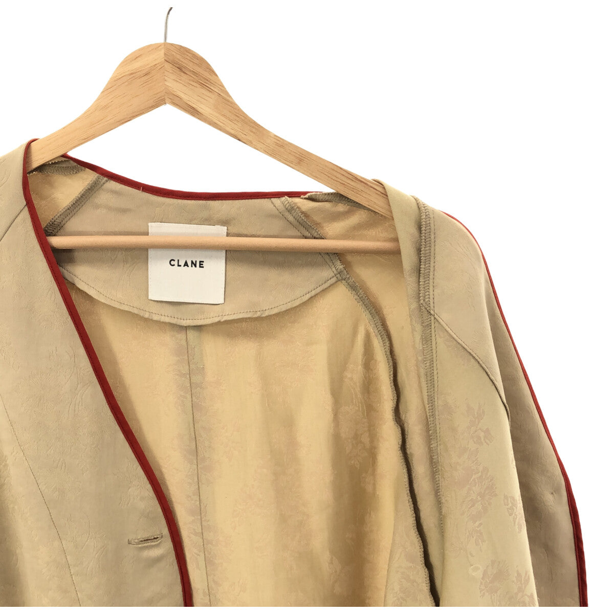 CLANE / クラネ | 2021SS | BOTANICALS JACQUARD DRESS COAT ...