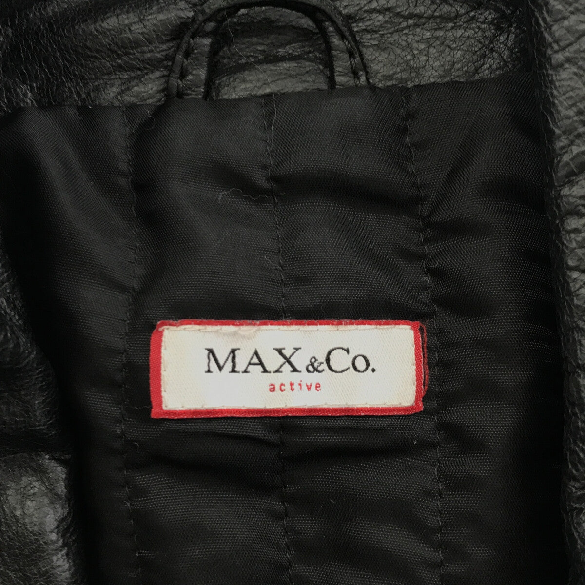 Max&Co. / マックスアンドコー | レザー 裏地キルティング シングル