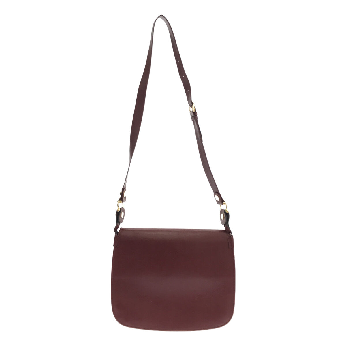Cartier | Must de Leather Shoulder Bag | Bordeaux | Women's