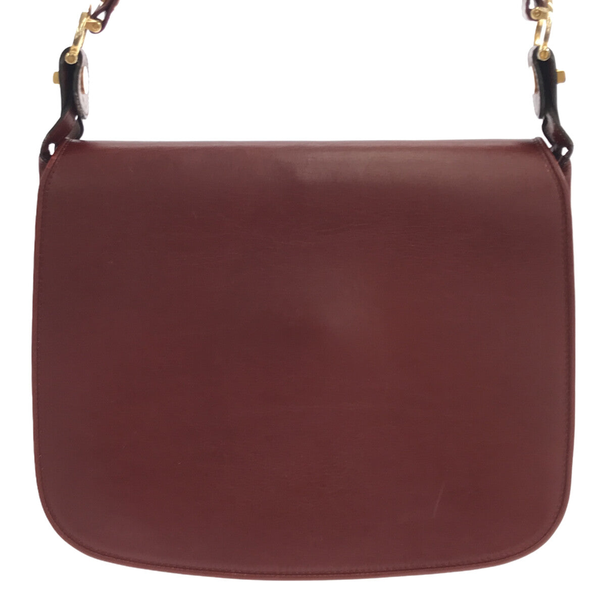 Cartier | Must de Leather Shoulder Bag | Bordeaux | Women's