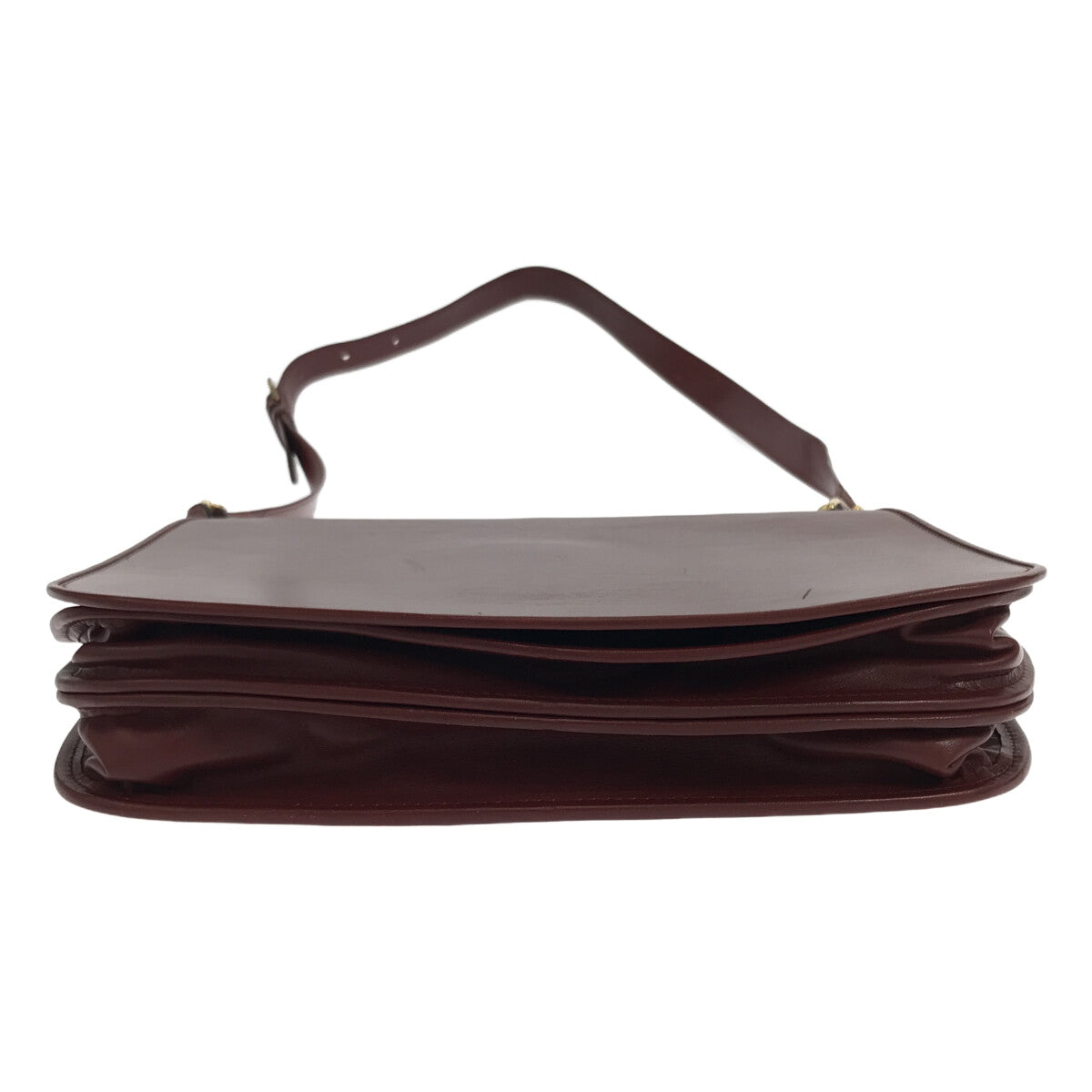 Cartier | Must de Leather Shoulder Bag | Bordeaux | Women's