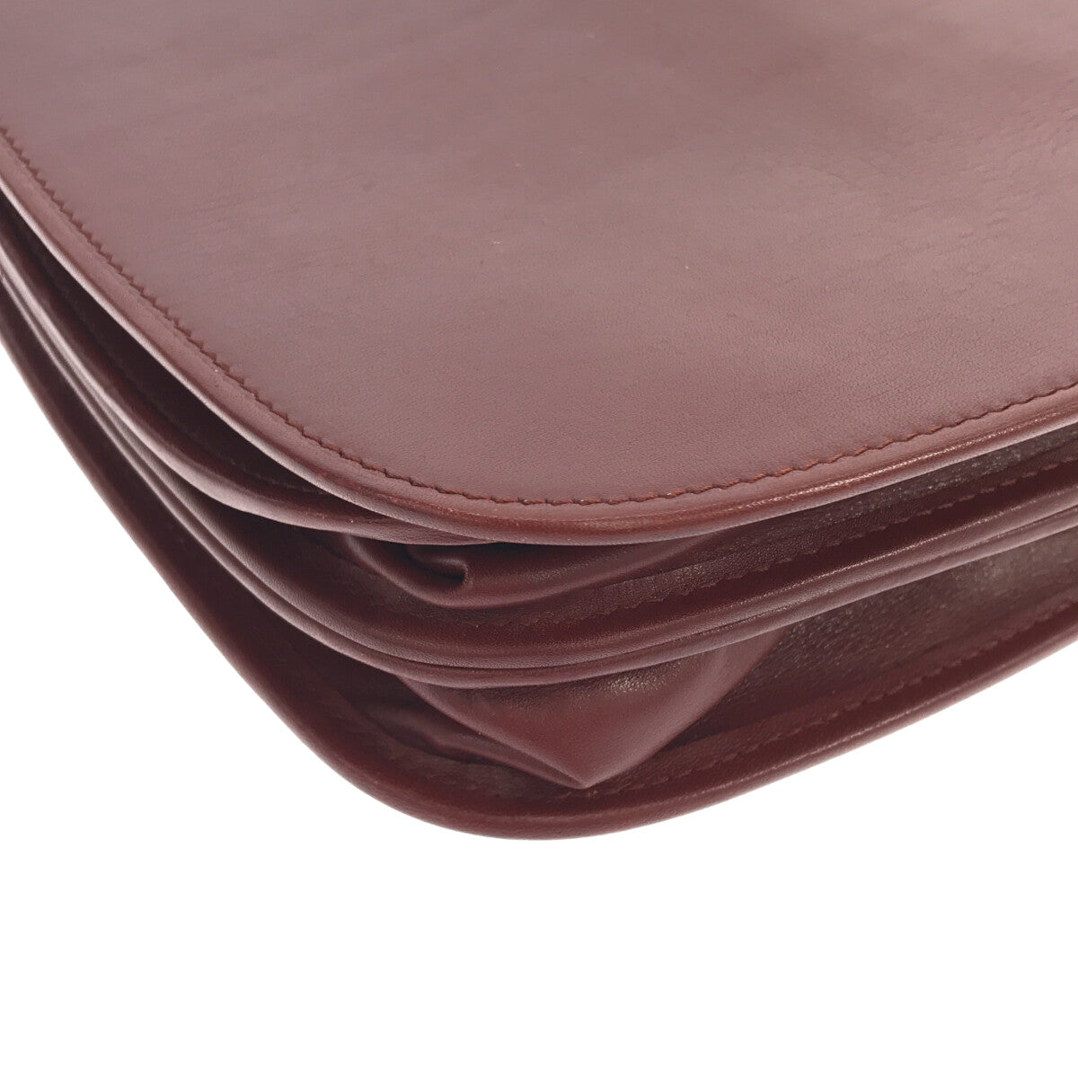 Cartier | Must de Leather Shoulder Bag | Bordeaux | Women's