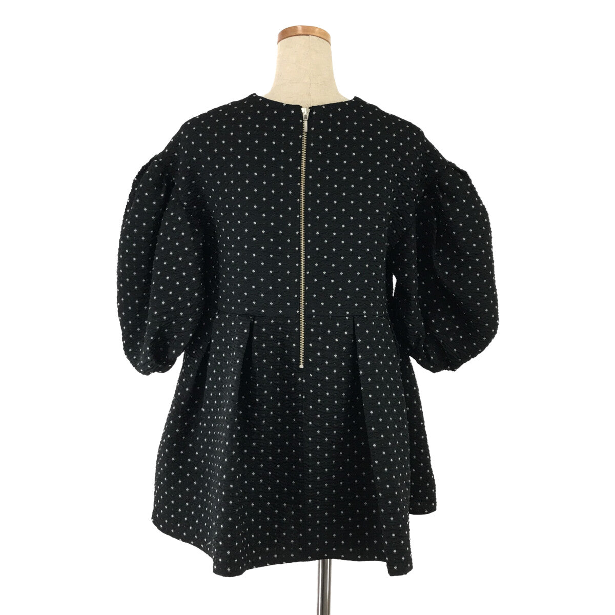 Bluelea/ブルレア/Dot jacquard blouse - eidp.com.sg