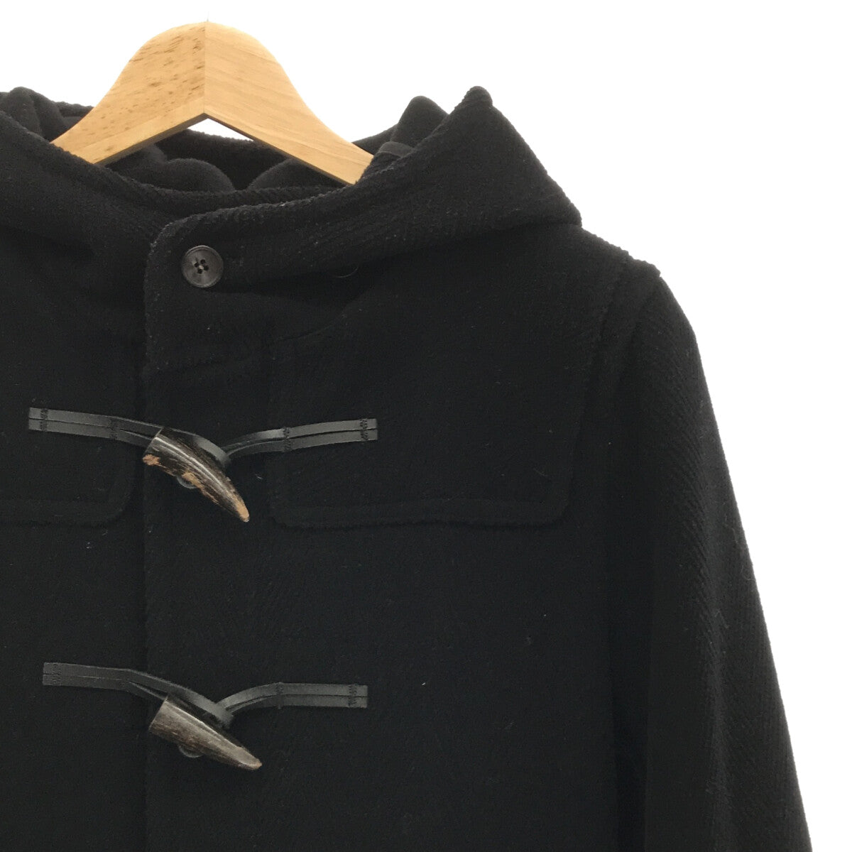 格倫菲爾 |羊毛混紡粗呢大衣 |尺寸 38 |黑色 |女性的