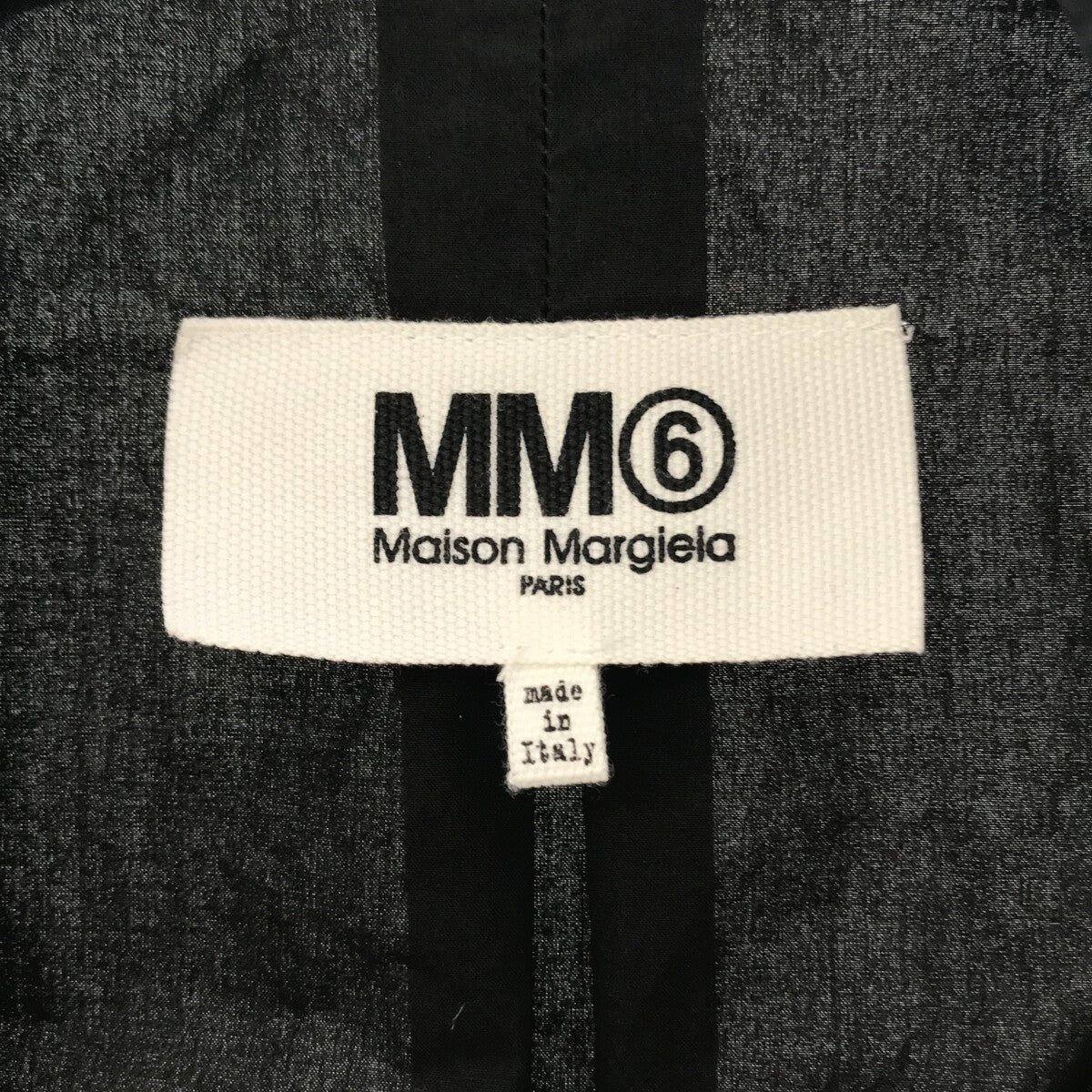 MM6 Maison Margiela / エムエムシックスメゾンマルジェラ | バックプリント シャツワンピース | 38 |