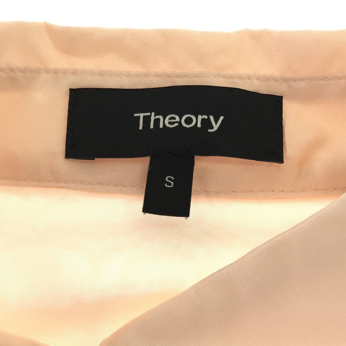 theory / セオリー | シルク スタンダードシャツ | S | サーモンピンク