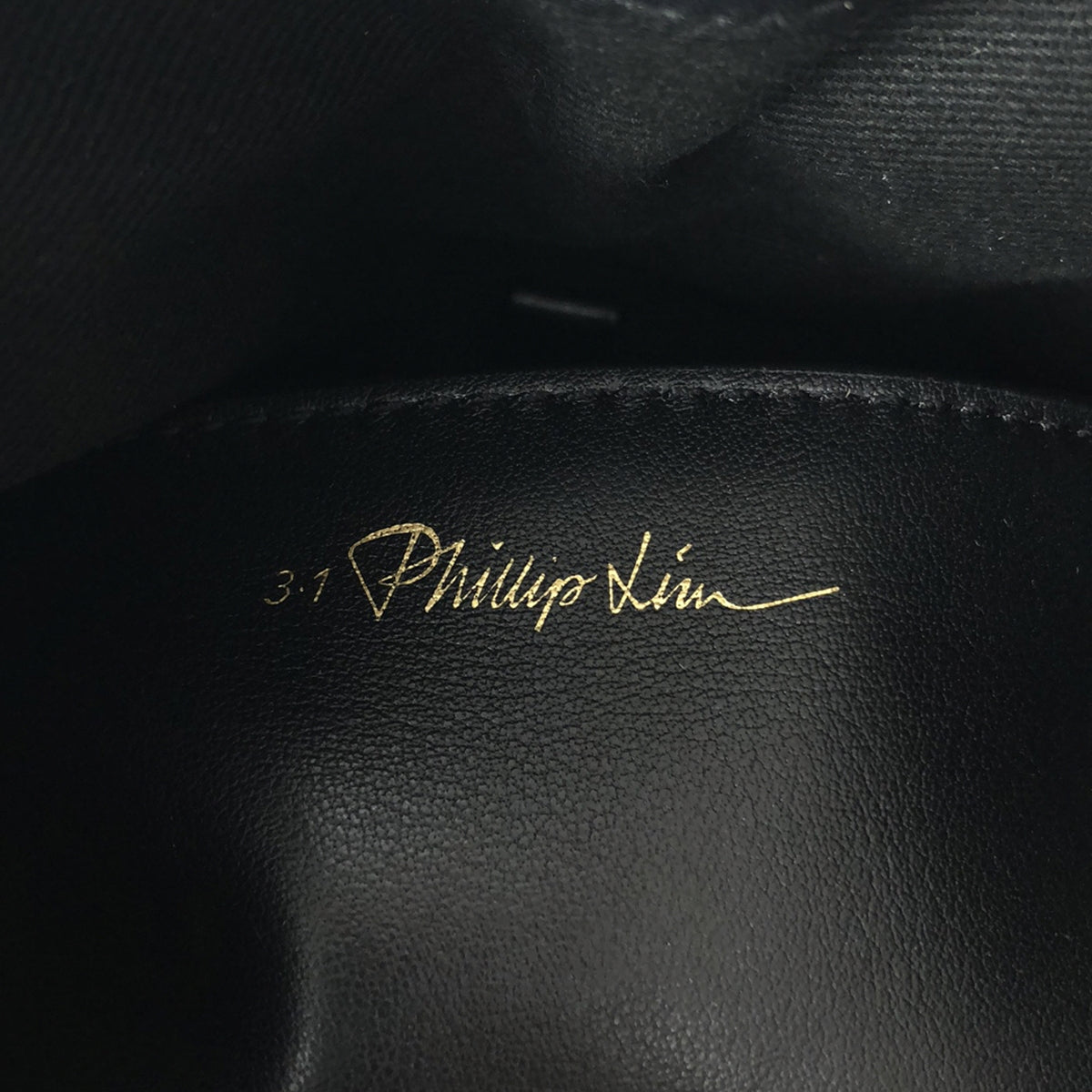 3.1 Phillip Lim / スリーワンフィリップリム | 巾着型 レザー スクエア ショルダーバッグ | ブラック | レディース