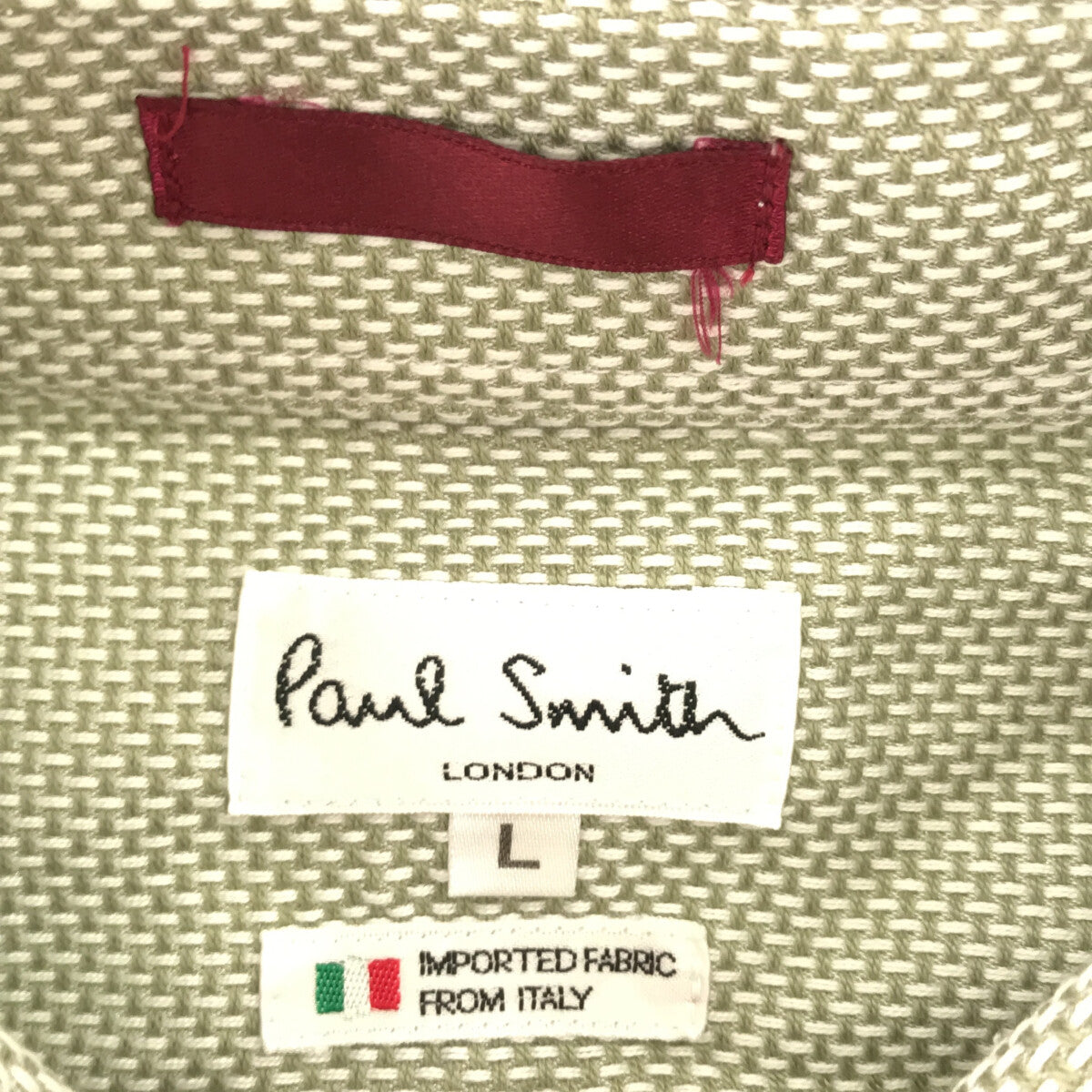 Paul Smith London / ポールスミスロンドン | イタリア製ファブリック オックスフォードシャツ | L | グレー | メンズ