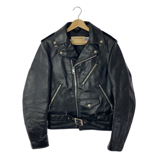 SCHOTT / ショット | 418 leather jacket / ダブルライダース レザージャケット | 34 | メンズ