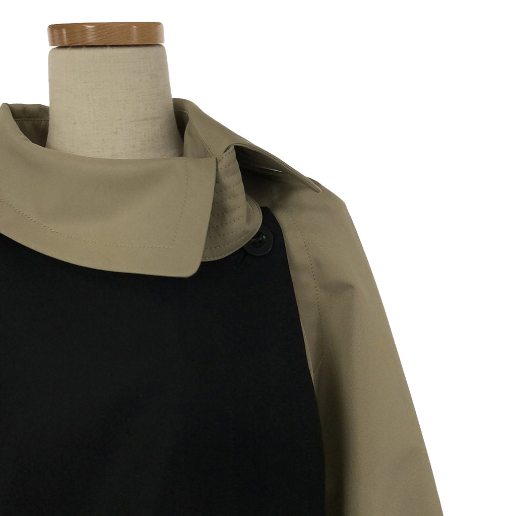 sacai / サカイ | 2023SS | Gabardine Panelled Coat トレンチコート | 1 | ベージュ/ブラック | レディース